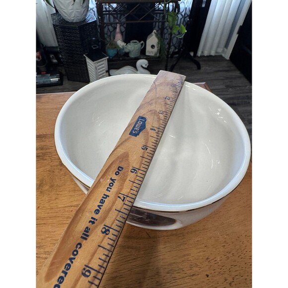 Thomas Kinkade Sunday Evening Sleigh Ride Teleflora Gift Bowl Christmas Holiday - Picture 4 of 5